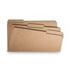 Smead Folder ReinforcedTab, Kraft, Pk100 15734